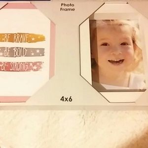 Wooden Block & Photo Pic Frame